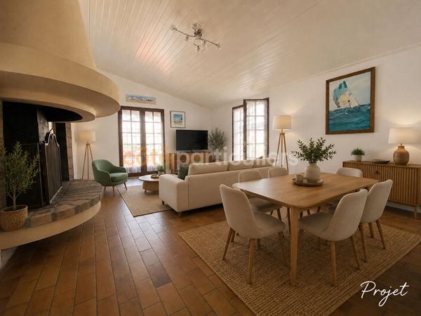 Vente
                Maison85,66 m² - 4 Pièces -
                    L AIGUILLON LA PRESQU ILE (85460)
