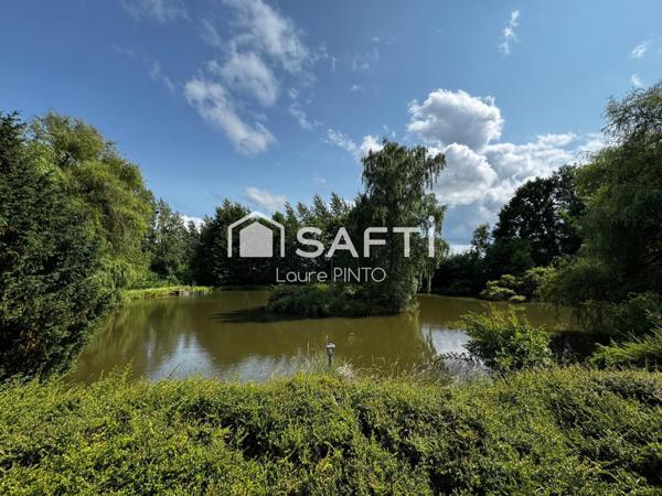Jolie propriété, cadre exceptionnel avec étang