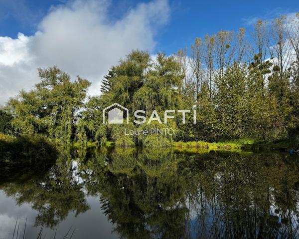 Jolie propriété, cadre exceptionnel avec étang