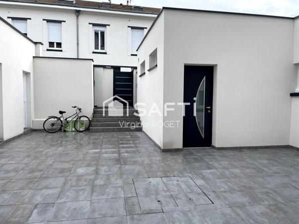 QUARTIER JAMIN, REIMS - MAISON DE VILLE RÉNOVÉE AVEC TERRASSE