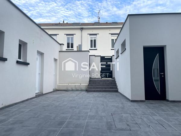 JAMIN, REIMS - MAISON DE VILLE RÉNOVÉE AVEC TERRASSE