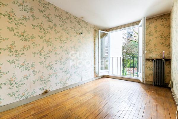 APPARTEMENT 2/3 PIECES de 50m2 - PARIS 15°PARC G.BRASSENS - A RENOVER