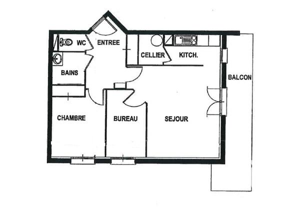 Appartement à vendre 3 pièces 55 m² Pont-Audemer