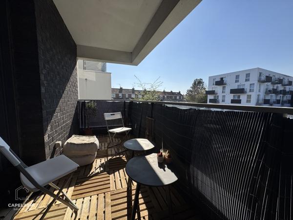 Faches-Thumesnil (59155) Appartement T2 lumineux, terrasse et stationnements Faches-Thumesnil
