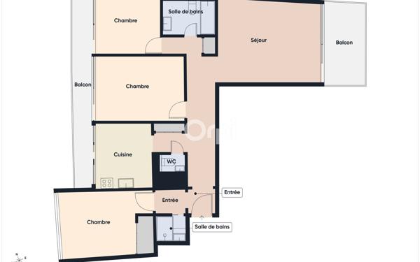 Appartement à vendre    4 pièces • 87,26 m2 Mandelieu-la-Napoule