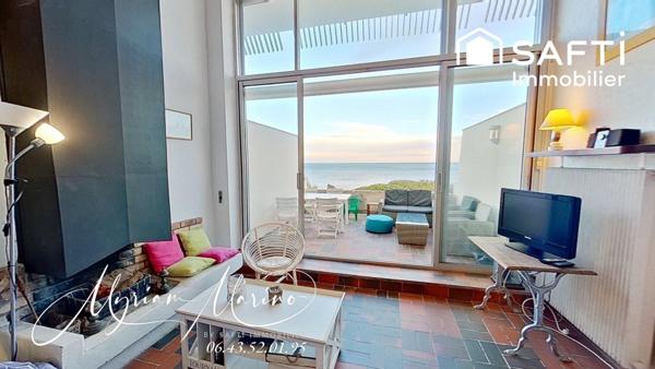 FACE À LA MER- 3 PIÈCES EN DUPLEX - SAINT AYGULF (83370)