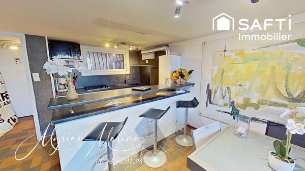 FACE À LA MER- 3 PIÈCES EN DUPLEX - SAINT AYGULF (83370)