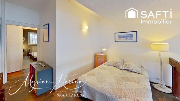 FACE À LA MER- 3 PIÈCES EN DUPLEX - SAINT AYGULF (83370)