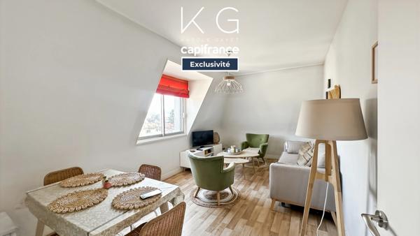 EXCLUSIVITE proche Deauville, à Tourgéville, plage et commerces à pieds appartement 2 chambres de 58 m² à vendre