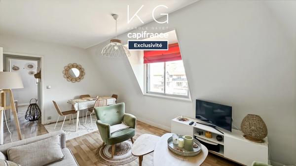EXCLUSIVITE proche Deauville, à Tourgéville, plage et commerces à pieds appartement 2 chambres de 58 m² à vendre