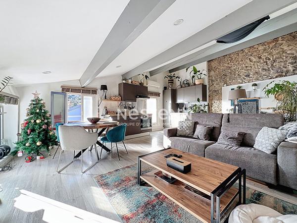 VALLAURIS - Maison de village - 2 chambres - 80m² - Sud - Calme - Pas de charges