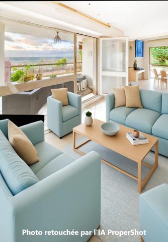 Appartement à vendre 3 pièces, 2 chambres avec terrasse face à la mer -TROUVILLE SUR MER (14) - 223 400 € honoraires d'agence inclus