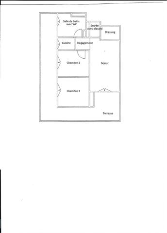 Appartement à vendre 3 pièces, 2 chambres avec terrasse face à la mer -TROUVILLE SUR MER (14) - 223 400 € honoraires d'agence inclus