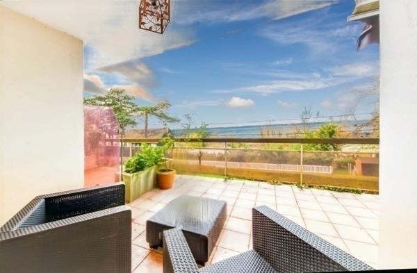 Appartement à vendre 3 pièces, 2 chambres avec terrasse face à la mer -TROUVILLE SUR MER (14) - 223 400 € honoraires d'agence inclus
