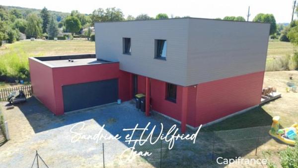 CHARLEVAL – Maison d'architecte 2018 | 155 m² | Suite parentale | DPE A/A | Garage 39 m² | Vue campagne