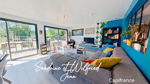 CHARLEVAL – Maison d'architecte 2018 | 155 m² | Suite parentale | DPE A/A | Garage 39 m² | Vue campagne