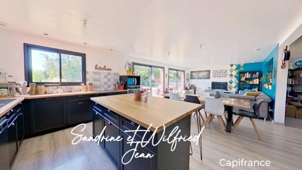 CHARLEVAL – Maison d'architecte 2018 | 155 m² | Suite parentale | DPE A/A | Garage 39 m² | Vue campagne