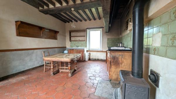 Maison en pierre 120 m² - 4 chambres - Terrain 4 180 m² - Proche Argentan et Sées LE CERCUEIL (61) ORNE - NORMANDIE