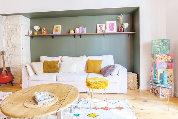 Cocon haut en couleur : appartement en coeur de ville