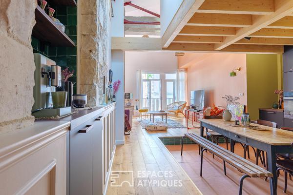 Cocon haut en couleur : appartement en coeur de ville