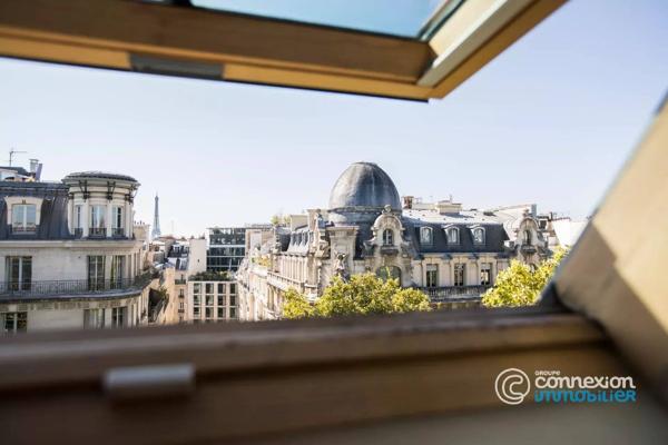PARC MONCEAU - DERNIER ÉTAGE - VUE TOUR EIFFEL