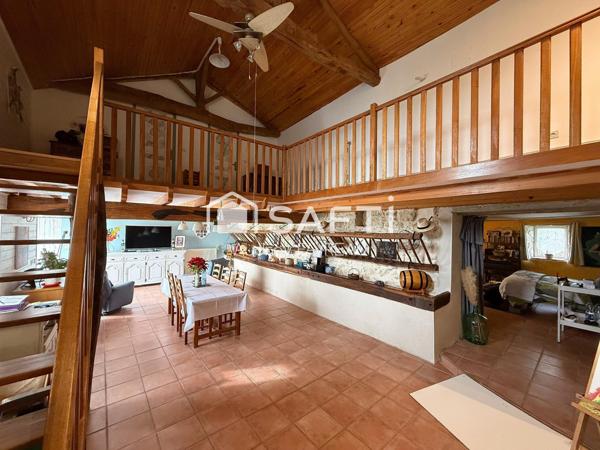 Authentique fermette en pierre, beaux volumes