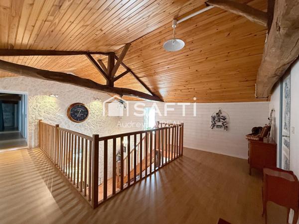 Authentique fermette en pierre, beaux volumes