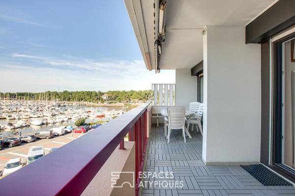 Appartement avec vue sur le port de Capbreton