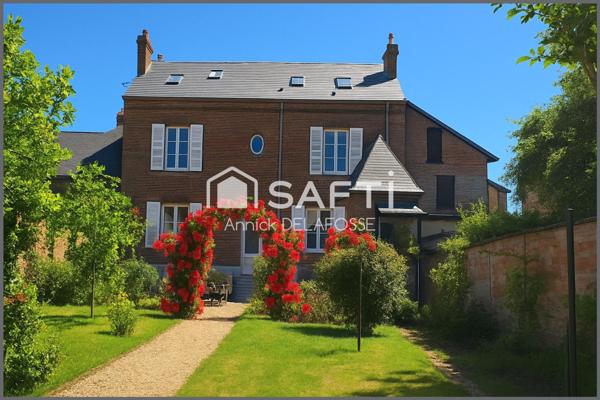 SPLENDIDE MAISON DE MAÎTRE DE 226M² ET JARDIN DE 500M²