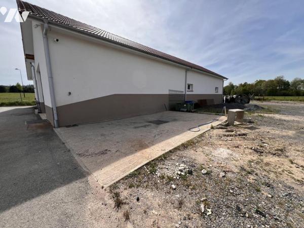 BÂTIMENT PROFESSIONNEL 484 m² – TERRAIN CLOS 3 000 m² – ZONE ARTISANALE