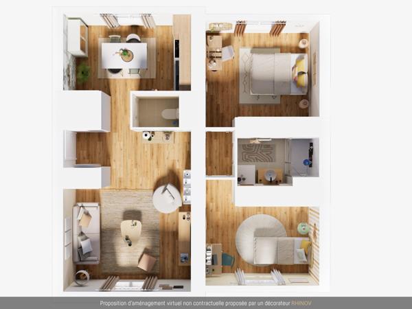 Maison de Maitre : T3 refait à neuf