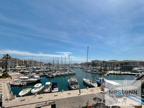Port Fréjus Spacieux T3 , parking, vue port