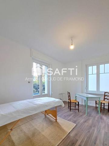 À Riedisheim, appartement rez-de-jardin de caractère, 5 pièces 109 m² et 127 m2 en surface de référence, avec jardin privatif 100 m² – Esprit maison –2 caves.