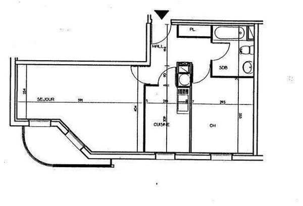 Appartement 2 pièces - 44000 Nantes -  Saint-Clément - Jardin des plantes