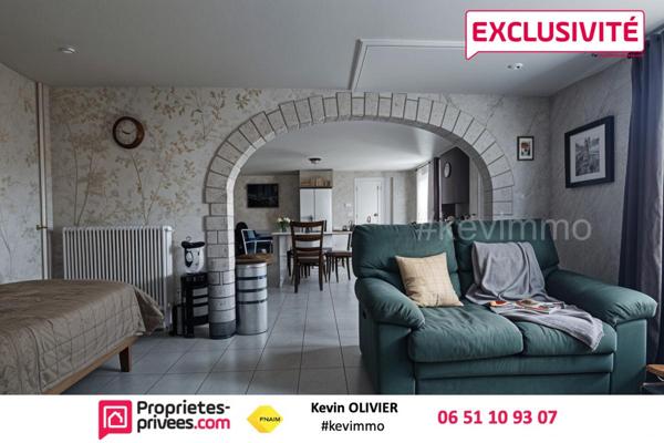 Maison en brique à rénover , avec jardin, garage et dépendances - Secteur Labuissière