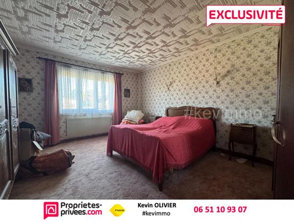 Maison en brique à rénover , avec jardin, garage et dépendances - Secteur Labuissière