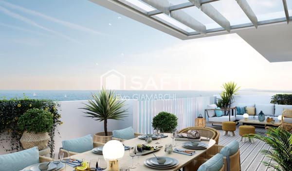 T5 neuf de 138 m2 vue sur la mer Méditerranée