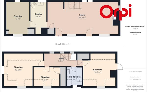 Maison à vendre    5 pièces •  Bernay