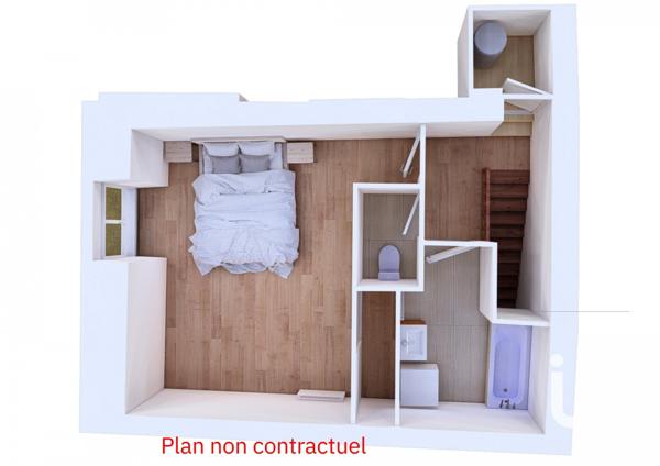 Duplex 2 pièces de 55 m² à Ancenis (44150)