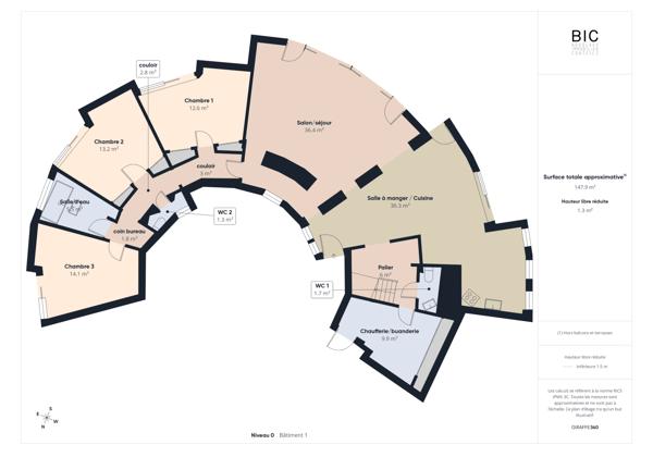 Lamonzie Saint Martin – Maison – 165 m²