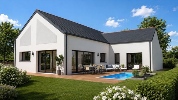 Terrain + Maison à vendre 5 pièces - 127 m²