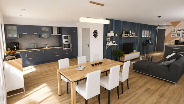 Terrain + Maison à vendre 5 pièces - 127 m²