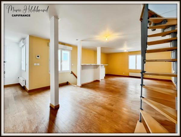 Immeuble de 130m² habitable - 2 appartements - cours