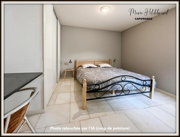 Immeuble de 130m² habitable - 2 appartements - cours