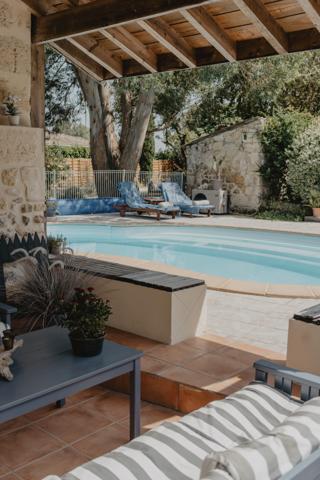 Propriété d'exception-maison de charme avec activité chambres d'hôtes avec vue sur les vignes