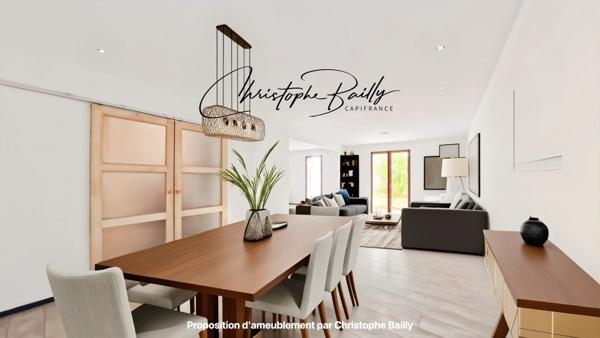 Maison familiale R+1, 4 chambres, garage et double jardin sur 298 m² de terrain, 111 m² habitables, à TOULOUSE (31100)