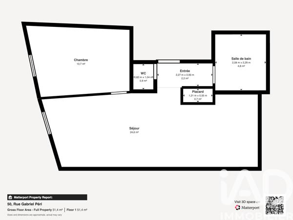 Appartement à vendre 2 pièces 44 m² Clermont-Ferrand