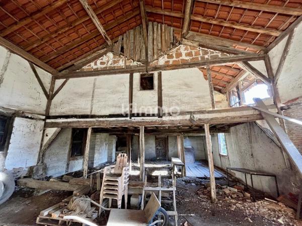 Ancienne minoterie à rénover sur terrain de 2 600 m²