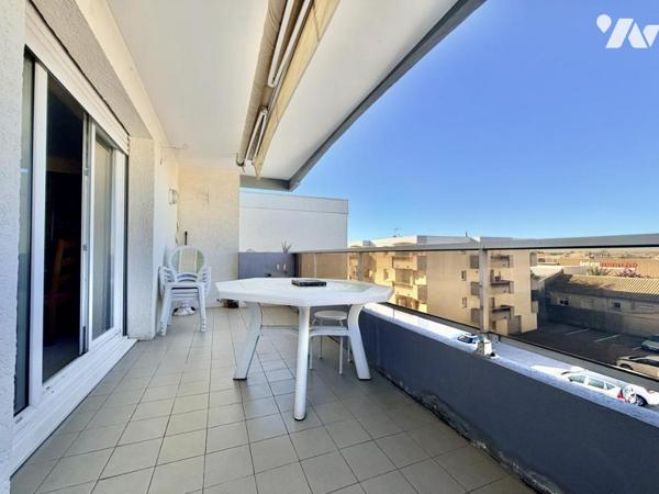 MAUGUIO centre, T2 de 54 m² avec terrasse de 11 m², cave et parking