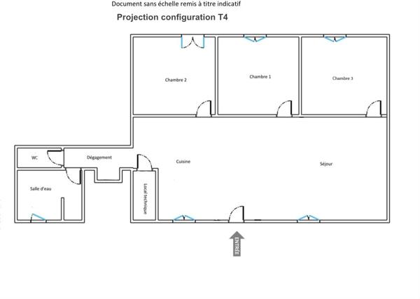Appartement à vendre 3 pièces 77 m² Pussay